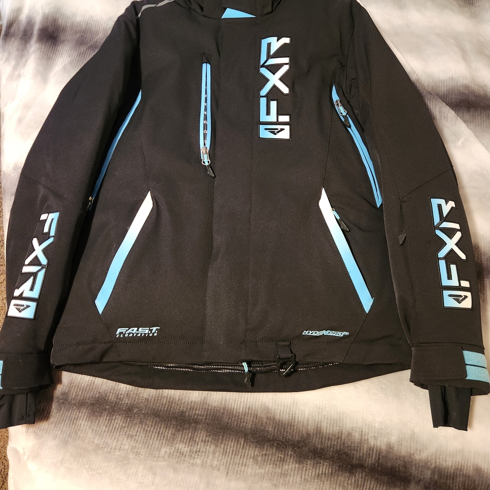 FXR Women's Black and Blue Ski Jacket